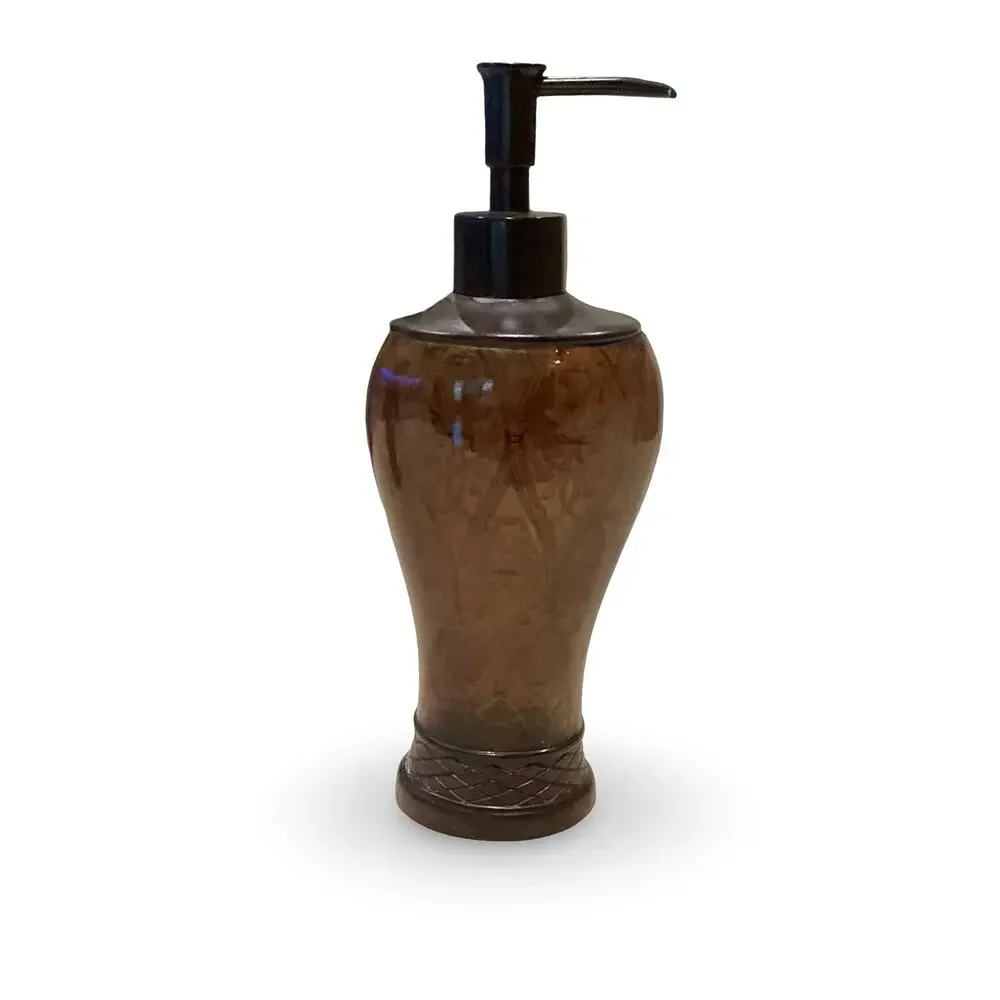 Vintage Chapel Hill Soap Dispenser and Toothbrush Holder Set